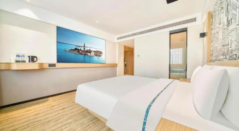 Bed in City Comfort Inn Kunshan High-speed Railway Station Renmin Road