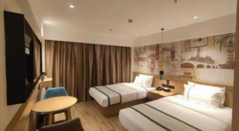 Bed in City Comfort Inn Kunshan High-speed Railway Station Renmin Road