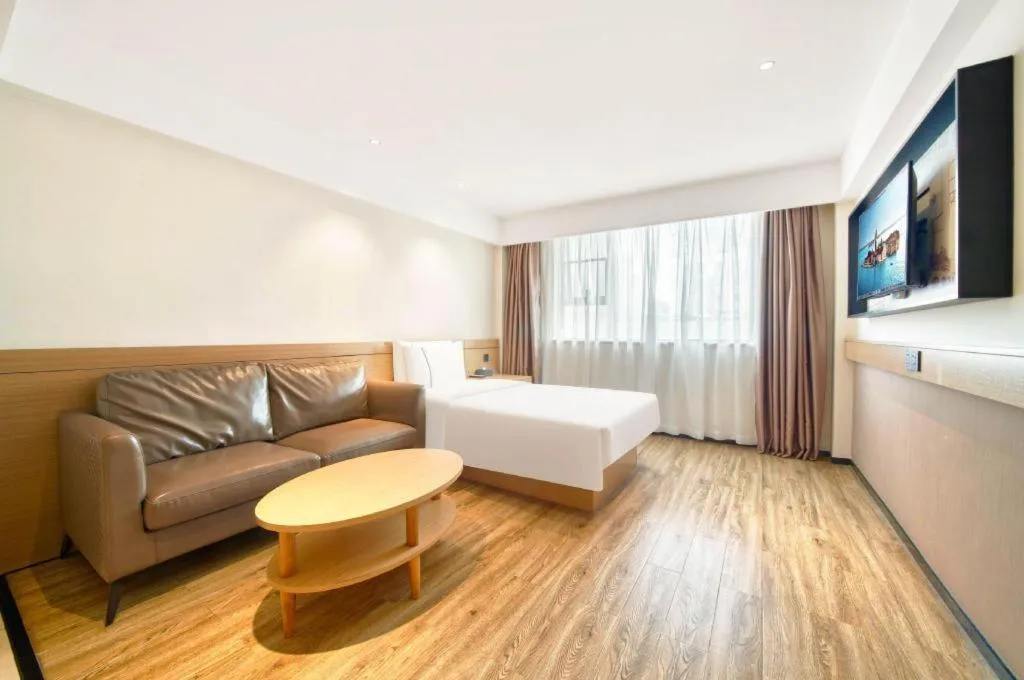 Bed in City Comfort Inn Kunshan High-speed Railway Station Renmin Road