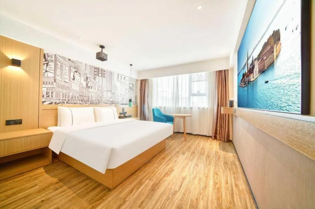 Bed in City Comfort Inn Kunshan High-speed Railway Station Renmin Road