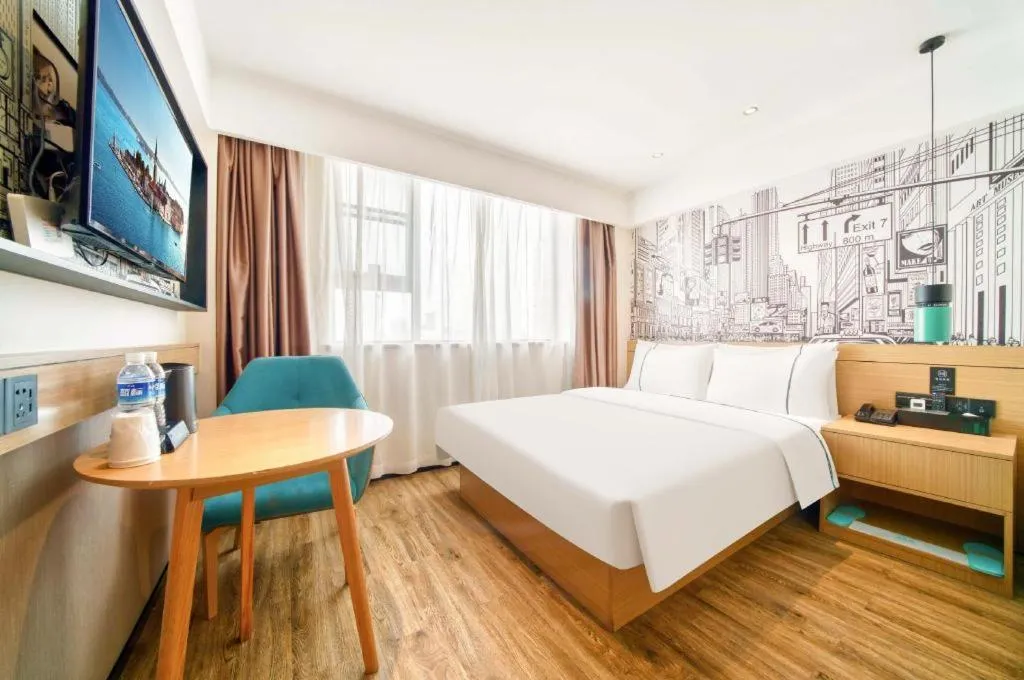 Bed in City Comfort Inn Kunshan High-speed Railway Station Renmin Road