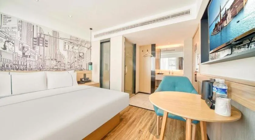 Bed in City Comfort Inn Kunshan High-speed Railway Station Renmin Road