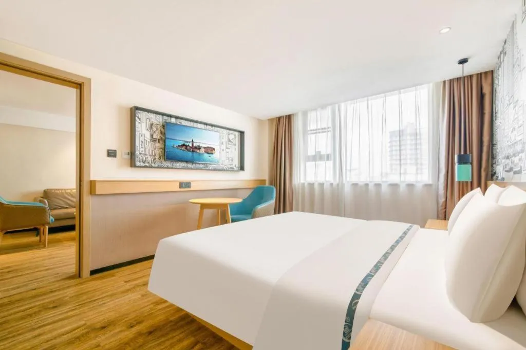 Bed in City Comfort Inn Kunshan High-speed Railway Station Renmin Road