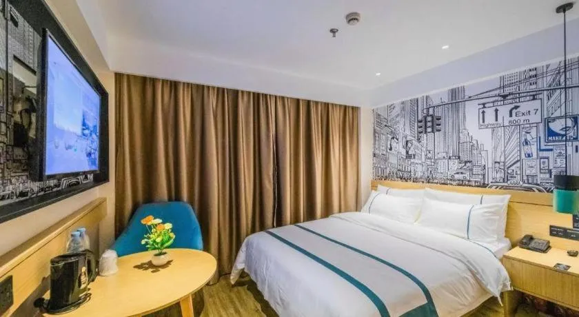 Bed in City Comfort Inn Kunshan High-speed Railway Station Renmin Road