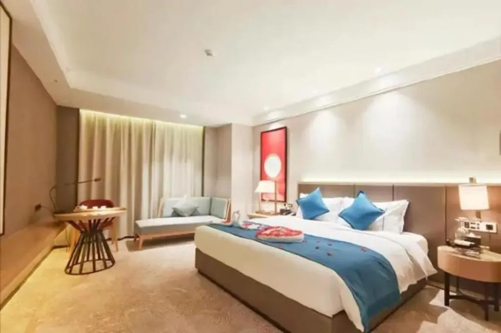 Bed in E-Cheng Hotel Yangjiang Baili Plaza