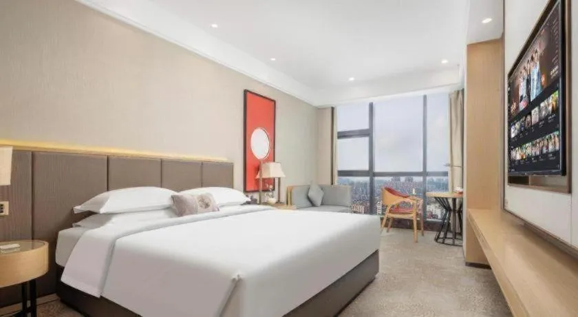 Bed in E-Cheng Hotel Yangjiang Baili Plaza