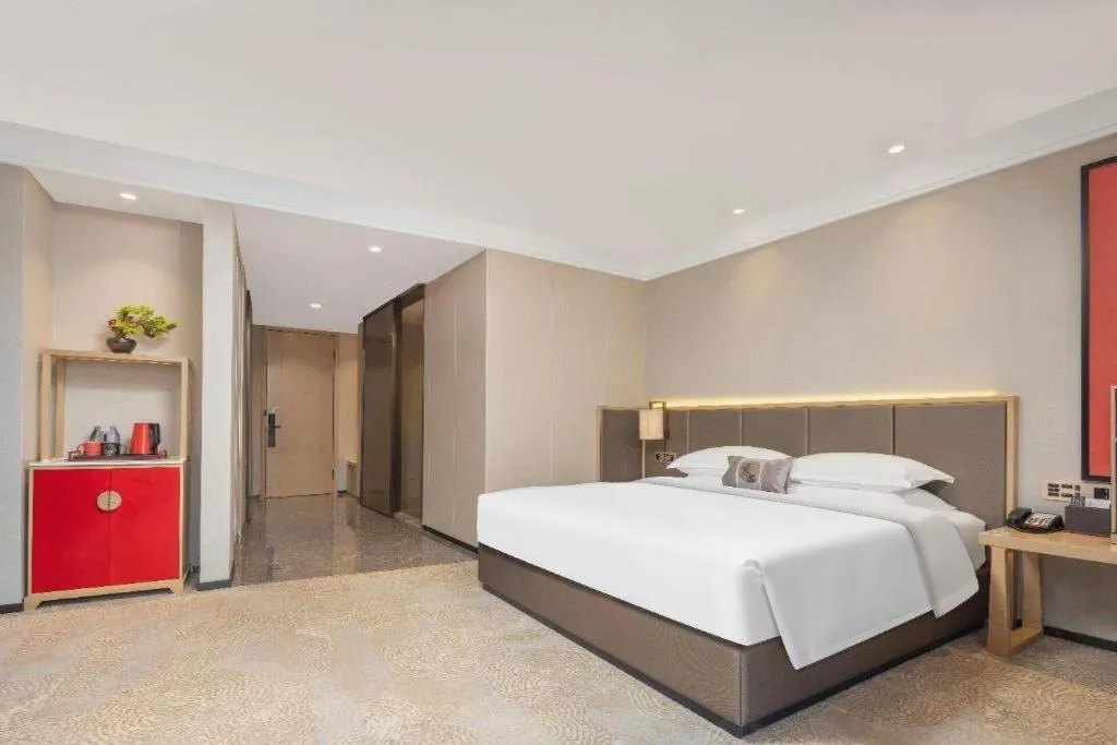 Bed in E-Cheng Hotel Yangjiang Baili Plaza