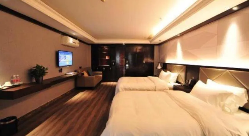 Bed in Borrman Hotel Zhongshan Henglan Xiyong