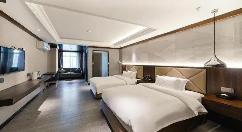 Bed in Borrman Hotel Zhongshan Henglan Xiyong Bed in Borrman Hotel Zhongshan Henglan Xiyong