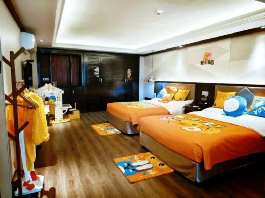 Bed in Borrman Hotel Zhongshan Henglan Xiyong