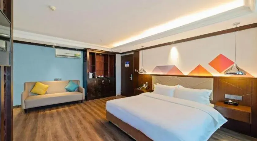 Bed in Borrman Hotel Zhongshan Henglan Xiyong Bed in Borrman Hotel Zhongshan Henglan Xiyong