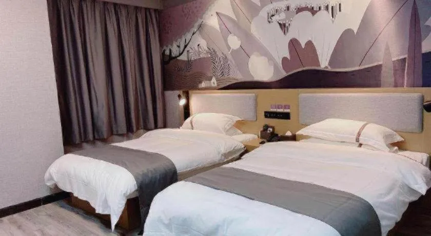 Bed in Thank Inn Hotel Jiangsu Suzhou Industrial Park Xinpu Road