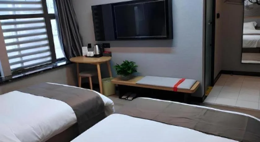 Bed in Thank Inn Hotel Jiangsu Suzhou Industrial Park Xinpu Road