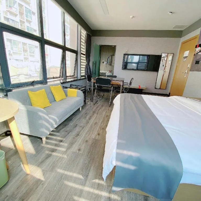 Bed in Thank Inn Hotel Jiangsu Suzhou Industrial Park Xinpu Road