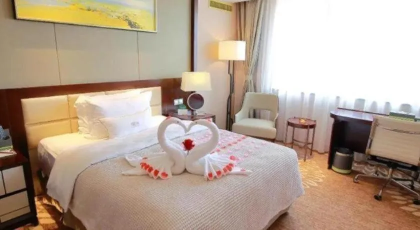 Bed in Xingtai Yuehai Hotel