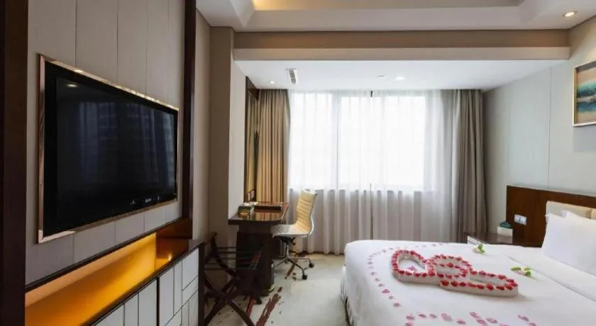 Bed in Xingtai Yuehai Hotel