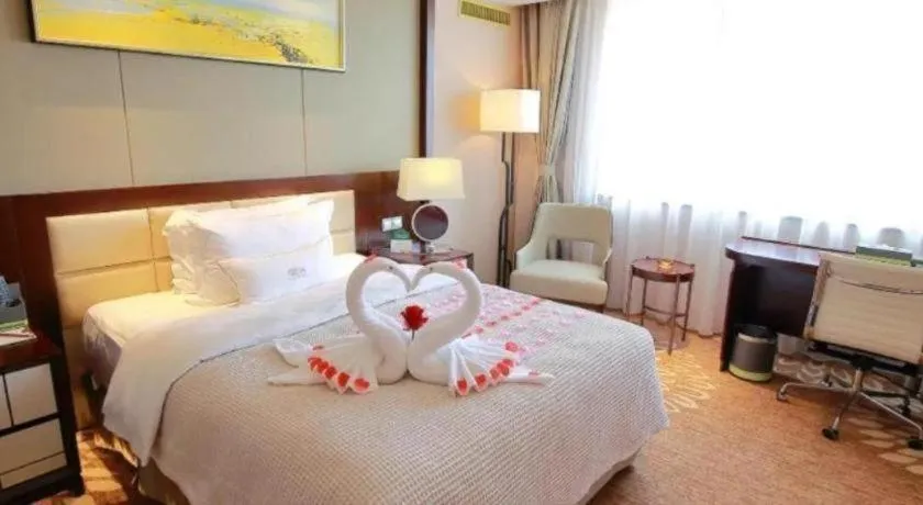 Bed in Xingtai Yuehai Hotel