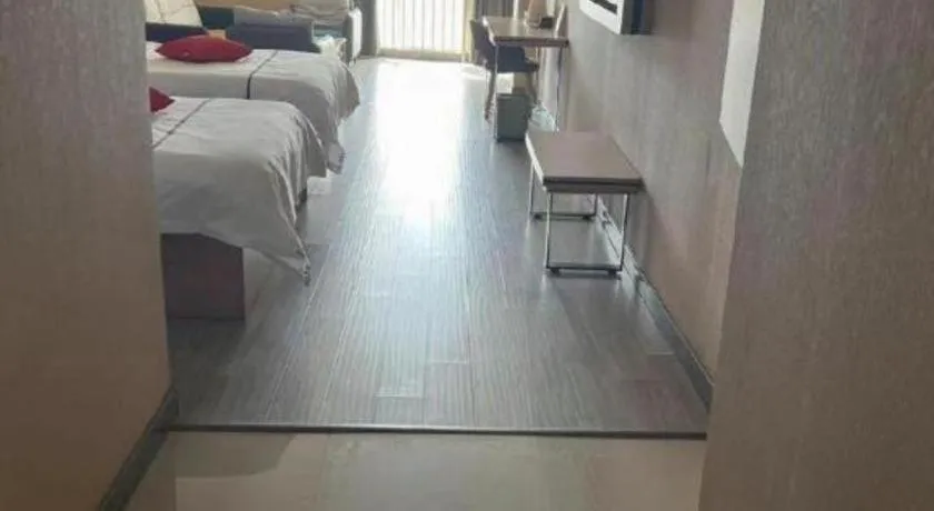 Bed in Thank Inn Hotel Shandong Heze Mudan District Bayi Road Pedestrian Street
