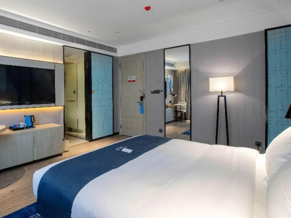 Bed in Echarm Hotel Nanning Wuming