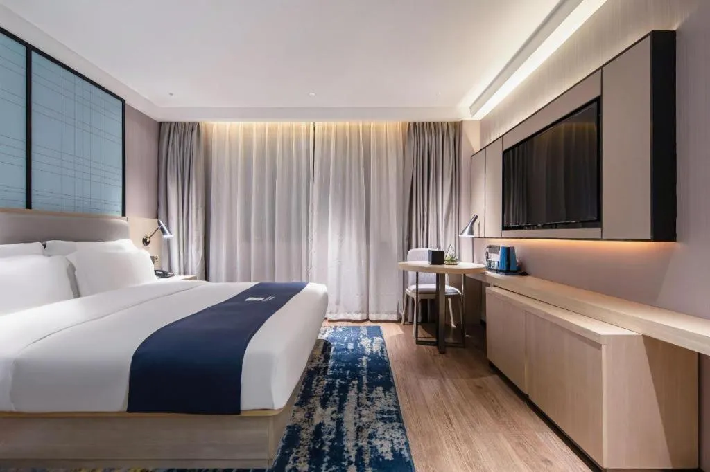 Bed in Echarm Hotel Nanning Wuming