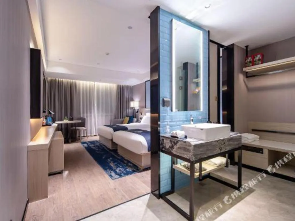 Bed in Echarm Hotel Nanning Wuming