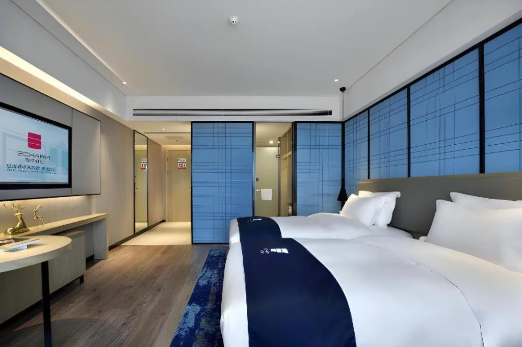 Bed in Echarm Hotel Nanning Wuming