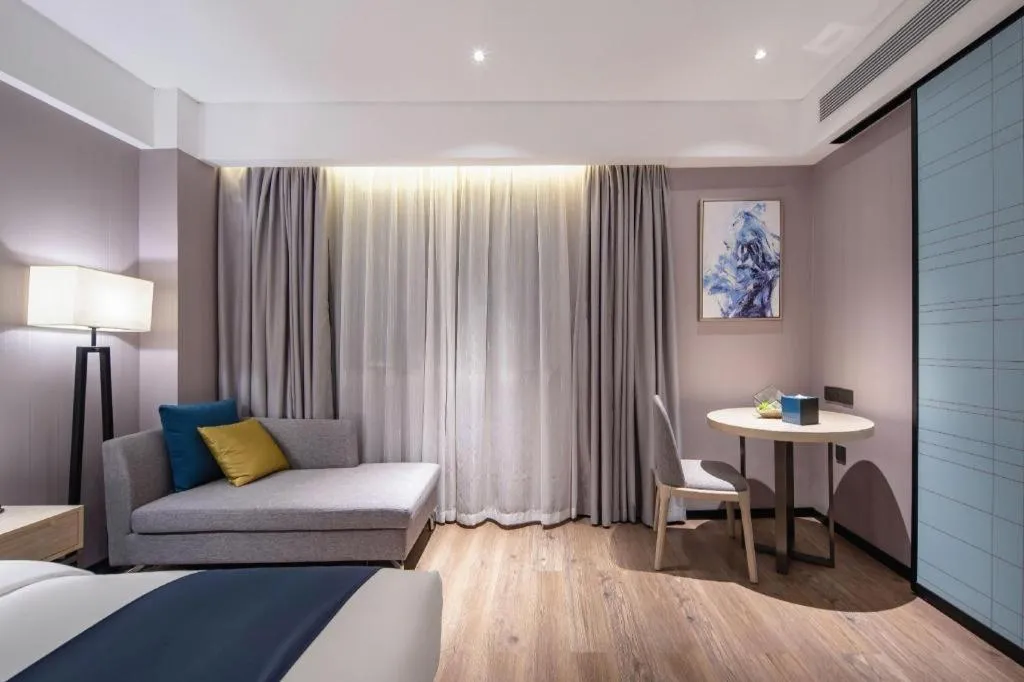 Bed in Echarm Hotel Nanning Wuming