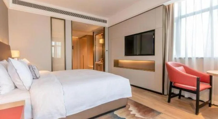 Bed in Echeng Hotel Nanning Huqiu Metro Station