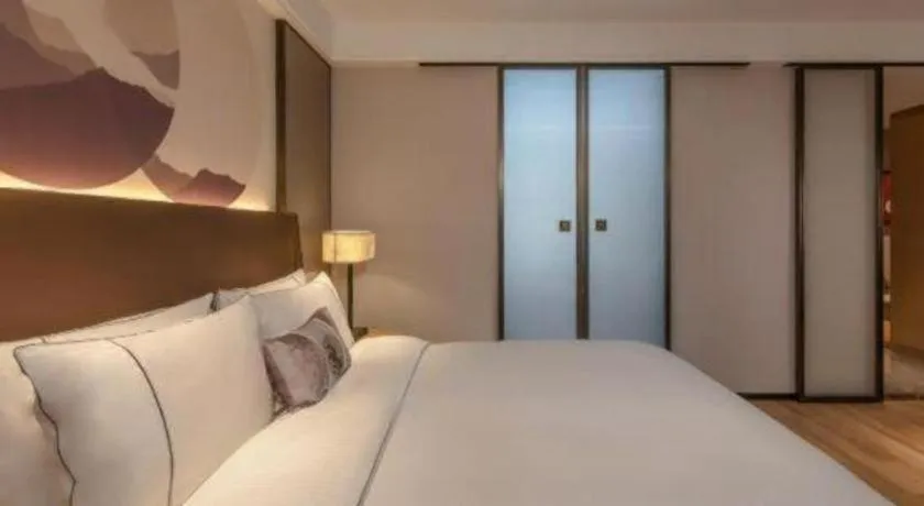 Bed in Echeng Hotel Nanning Huqiu Metro Station