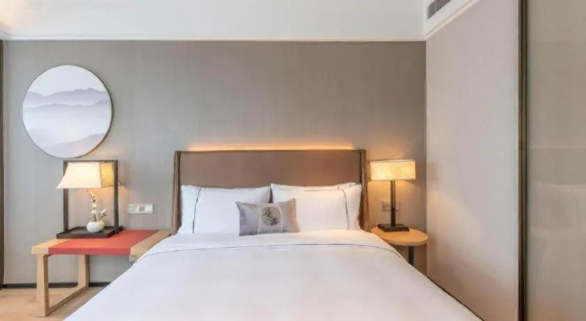 Bed in Echeng Hotel Nanning Huqiu Metro Station