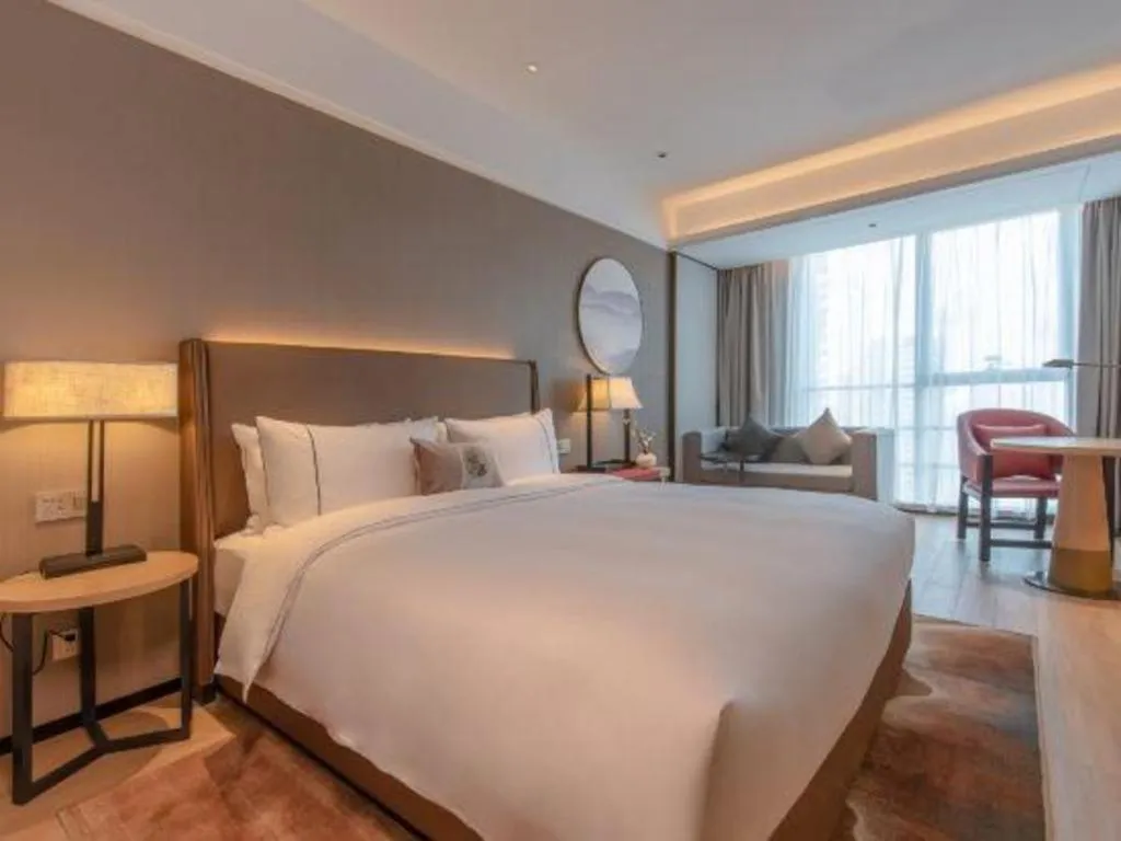 Bed in Echeng Hotel Nanning Huqiu Metro Station