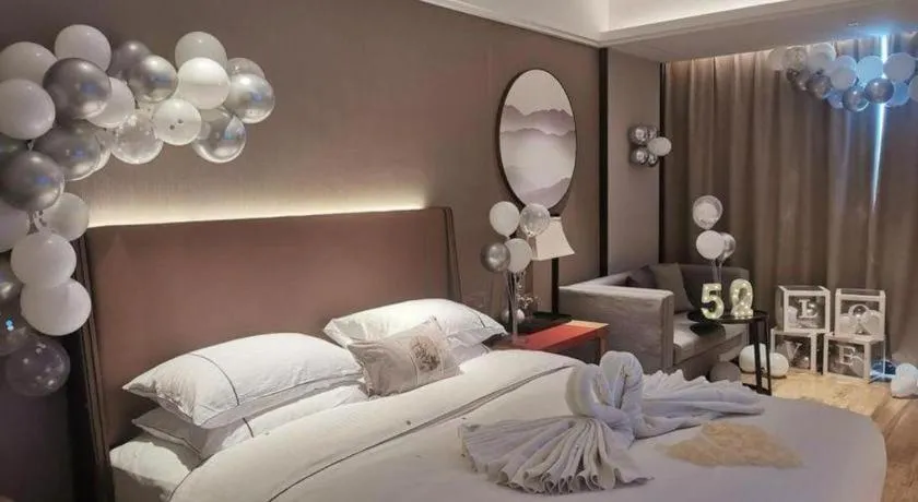 Bed in Echeng Hotel Nanning Huqiu Metro Station