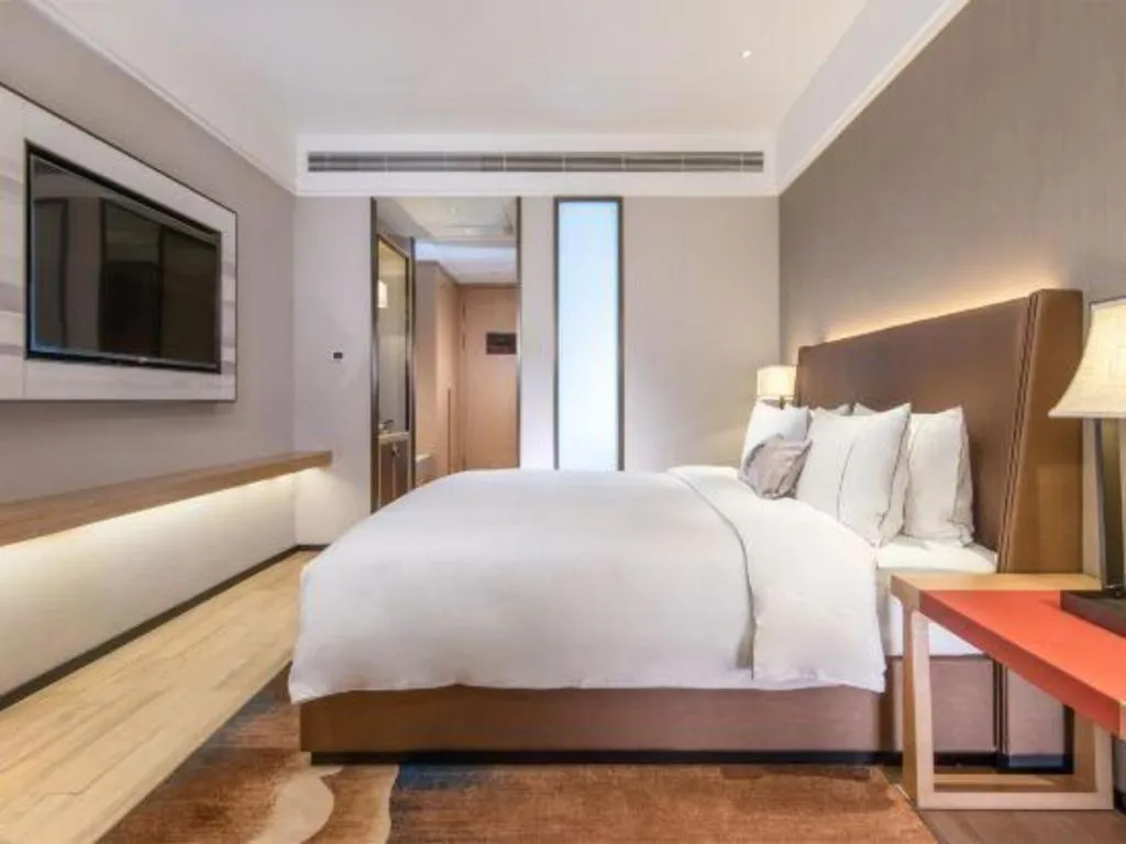 Bed in Echeng Hotel Nanning Huqiu Metro Station