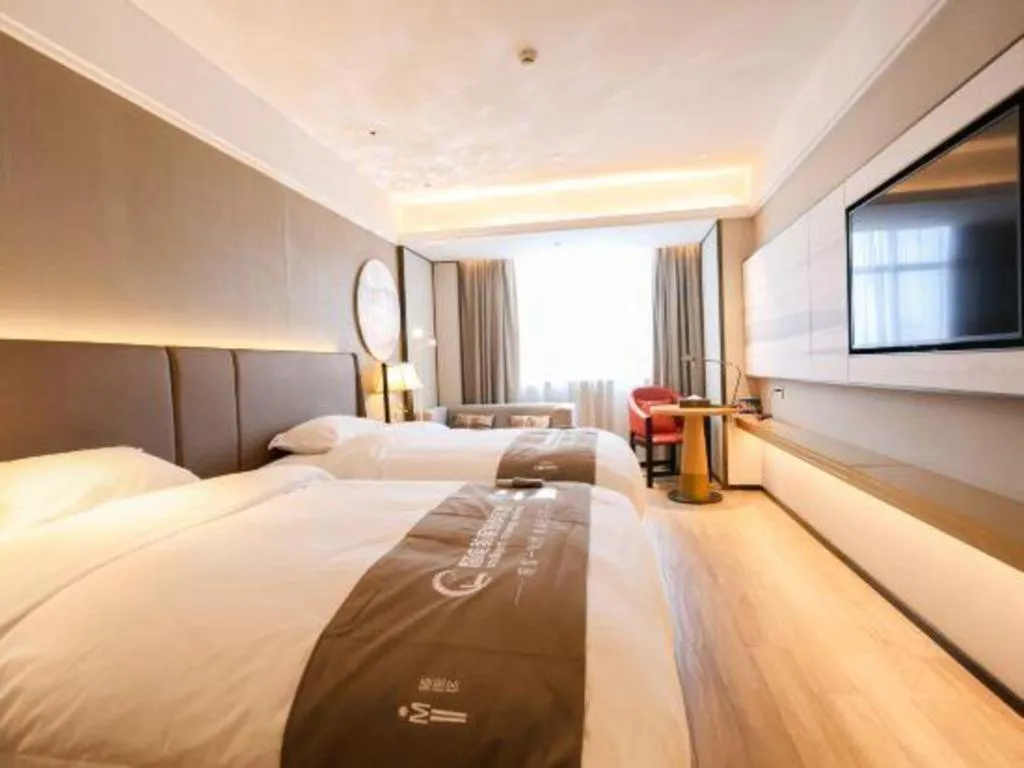 Bed in Echeng Hotel Nanning Huqiu Metro Station