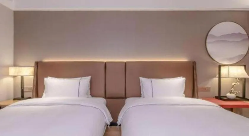 Bed in Echeng Hotel Nanning Huqiu Metro Station