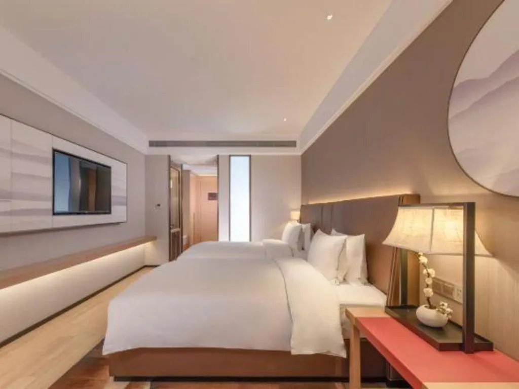 Bed in Echeng Hotel Nanning Huqiu Metro Station