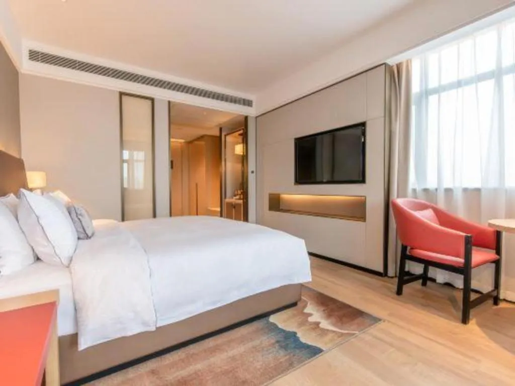 Bed in Echeng Hotel Nanning Huqiu Metro Station