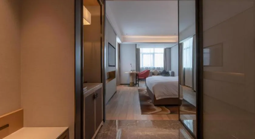 Bed in Echeng Hotel Nanning Huqiu Metro Station