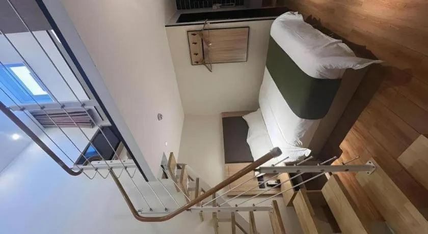 Bed in Green Tree Inn Express Beijing Xicheng District Dazhalan