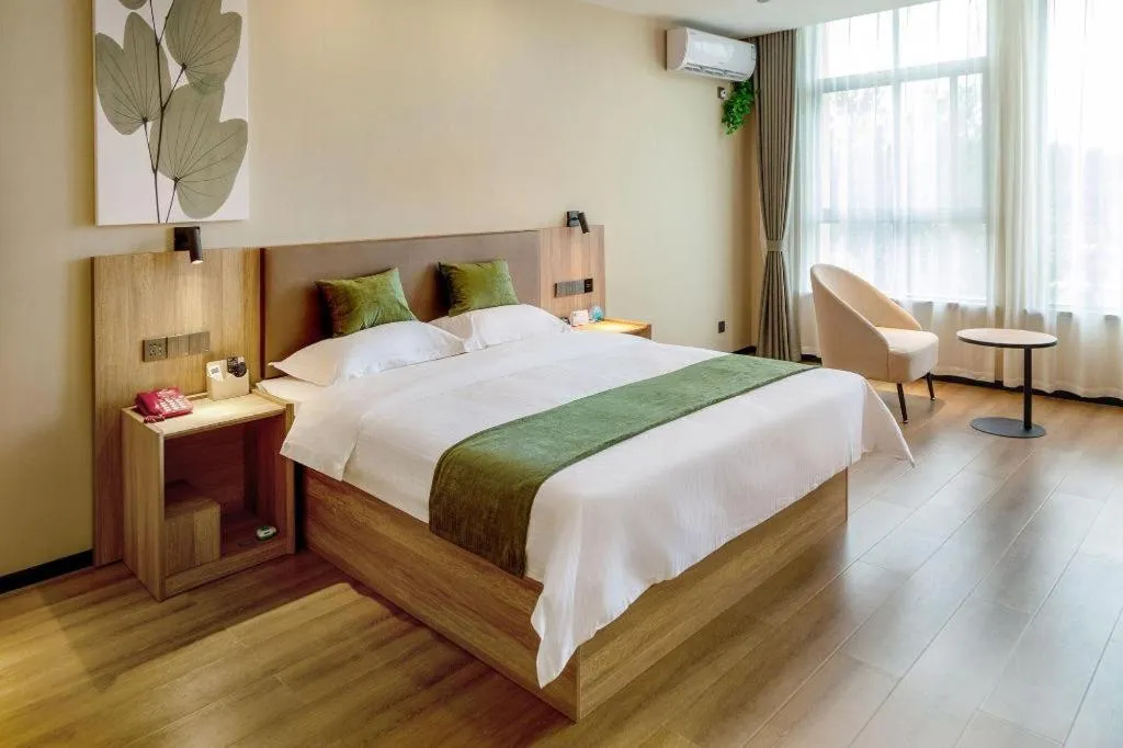 Bed in Green Tree Inn Express Huai'an Huaiyin District Jiangxi Road Normal University