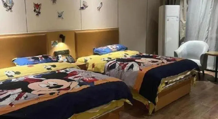 Bed in Green Tree Inn Nanchang Zhongshan Road Bayiguan Bed in Green Tree Inn Nanchang Zhongshan Road Bayiguan