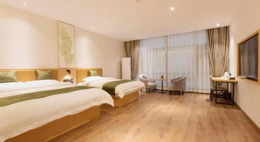 Bed in Green Tree Inn Nanchang Zhongshan Road Bayiguan