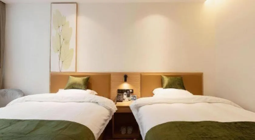 Bed in Green Tree Inn Nanchang Zhongshan Road Bayiguan