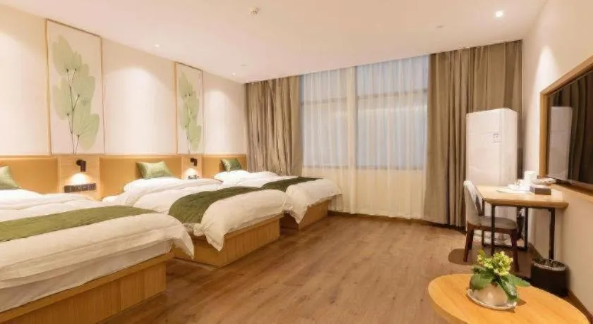 Bed in Green Tree Inn Nanchang Zhongshan Road Bayiguan