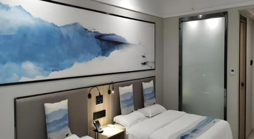 Bed in Green Tree Inn Express Jiangsu Taizhou Xinghua RT-Mart