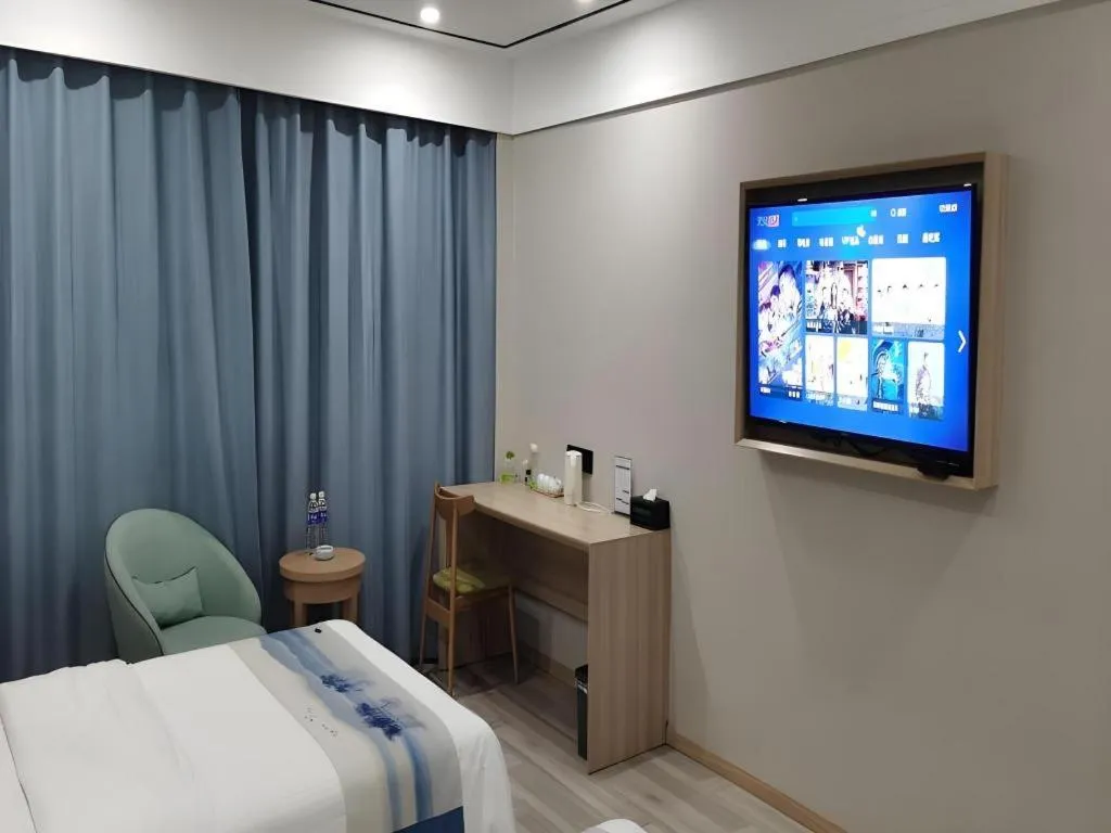Bed in Green Tree Inn Express Jiangsu Taizhou Xinghua RT-Mart