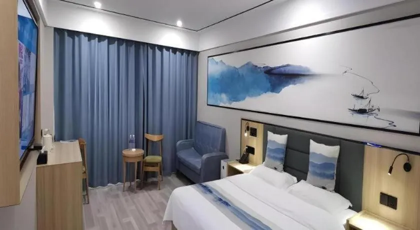 Bed in Green Tree Inn Express Jiangsu Taizhou Xinghua RT-Mart