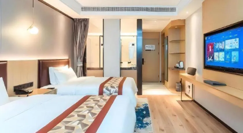Bed in Gya Hotel Yangzhou Economic Development Zone Yangzijiang Nan Road Gaomin Temple