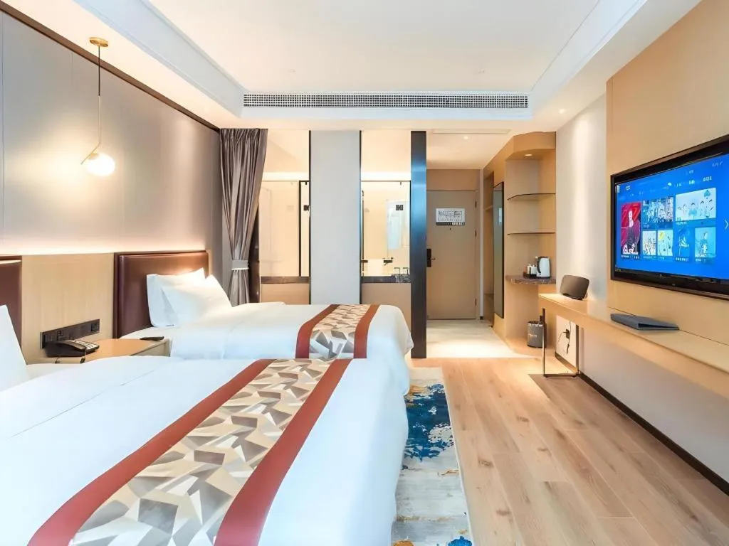 Bed in Gya Hotel Yangzhou Economic Development Zone Yangzijiang Nan Road Gaomin Temple