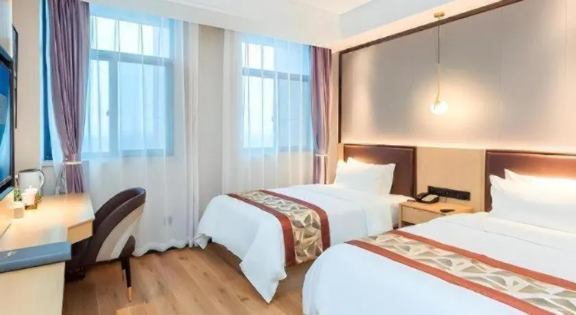 Bed in Gya Hotel Yangzhou Economic Development Zone Yangzijiang Nan Road Gaomin Temple